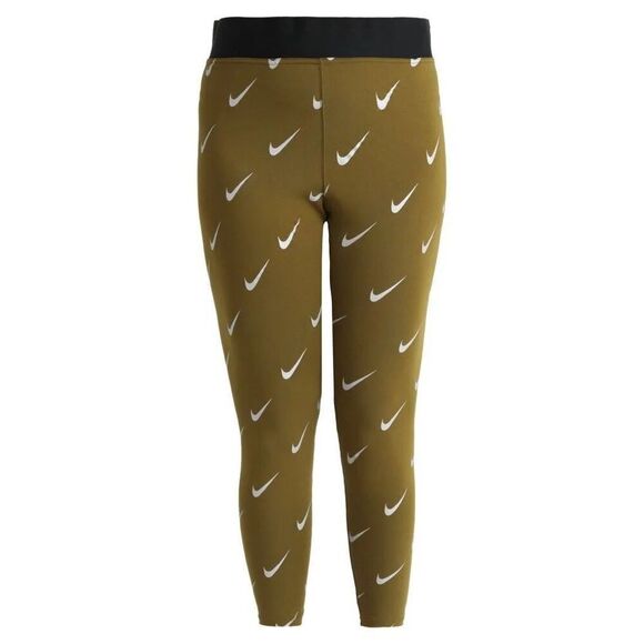 Nike Sportswear Leg-A-See Olive Green Metallic Women’s Leggings Large CJ5024-368 - Picture 2 of 16